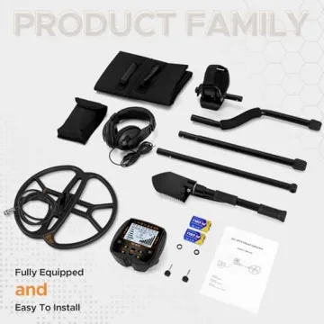 13 Inch Waterproof Metal Detector for Adults Gold Finder