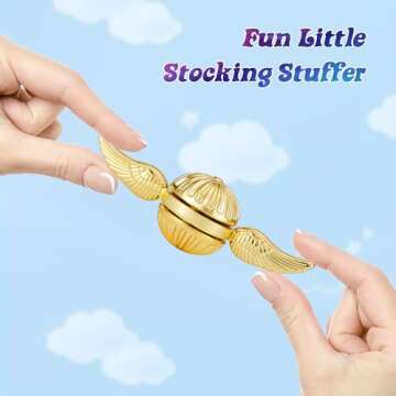 Metal Orb Fidget Spinner Toys for Kids,Cute Anxiety Stress Relief Sensory Decoration Gadgets for Boy...