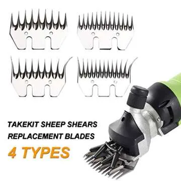TAKEKIT Sheep Shears Replacement Blades - Precision Grooming