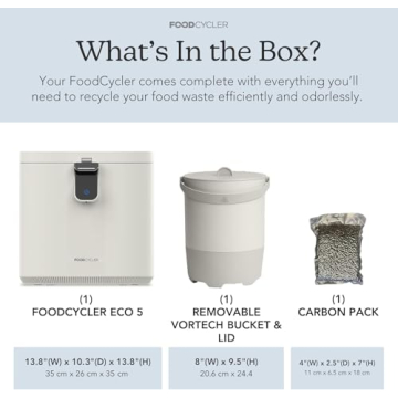 Eco 5 FoodCycler - Electric Composting Solution for Home