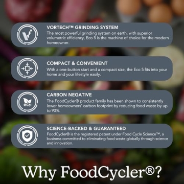 Eco 5 FoodCycler - Electric Composting Solution for Home