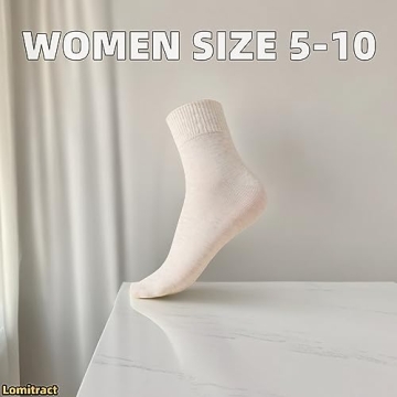 Lomitract Bamboo Mini Crew Socks - Comfort & Breathability