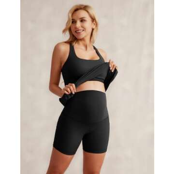 Maacie Maternity Tennis Dress with Shorts & Built-In Bra – Stylish, Comfortable Athletic Wear