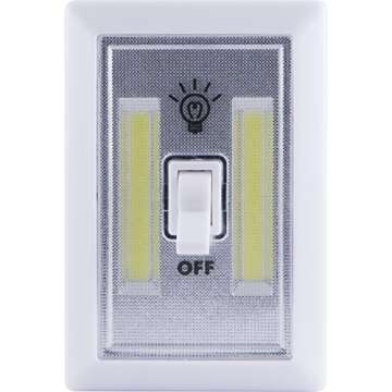 Lights by Night Wireless LED Light Switch – 100 Lumens, Battery Operated, Easily Mountable for Hom...
