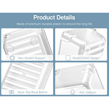 HK172 10pcs Versatile Desk Drawer Organizer Set