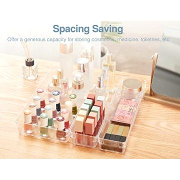 HK172 10pcs Versatile Desk Drawer Organizer Set