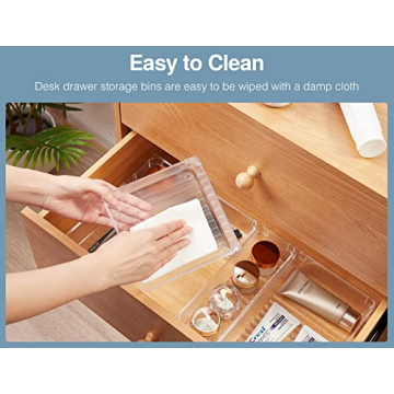 HK172 10pcs Versatile Desk Drawer Organizer Set