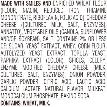 Goldfish Flavor Blasted Xtra Cheddar Cheese Crackers, Baked Snack Crackers, 0.9 oz On-the-Go Snack Packs, 9 Count Tray