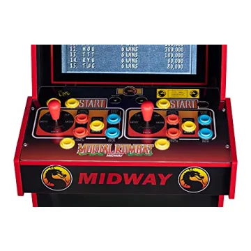 Arcade1Up Mortal Kombat Machine - 14 Classic Games for Home