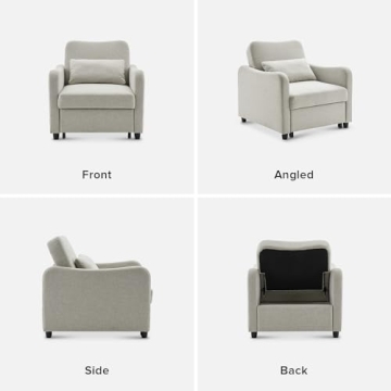 Mopio Sophie 4-in-1 Convertible Sleeper Chair Bed