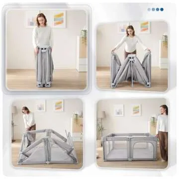 Sweeby Baby Playpen, Safe Indoor and Outdoor Play Yard