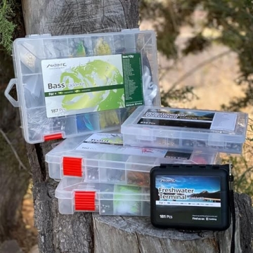 MadBite Fishing Tackle Kit with 181 Essential Pieces