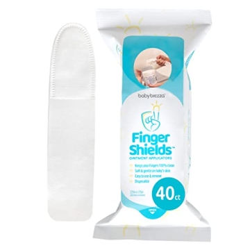 Baby Brezza Finger Shields - Mess Free Diaper Rash Cream Applicator – Keeps Fingers & Nails 100% C...