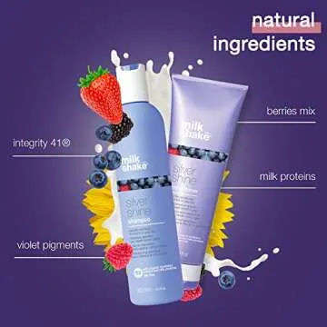 milk_shake Silver Shine Purple Shampoo & Conditioner Set 10.1oz