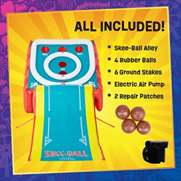 Giant Inflatable Skee-Ball Game for Family Fun