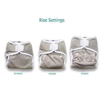 Thirsties Natural One Size Pocket Reusable Cloth Diaper, Snap Closure, Fig