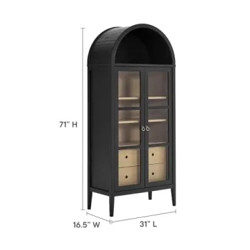 Stylish Modway Nolan Tall Arched Storage Cabinet