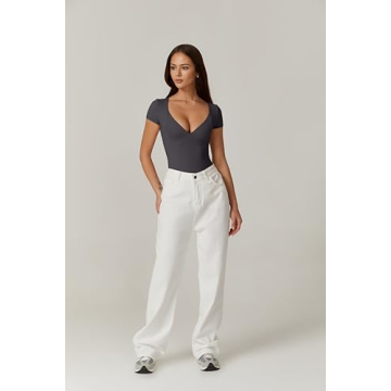 Stylish QINSEN Sexy Bodysuit with Sweetheart Neckline