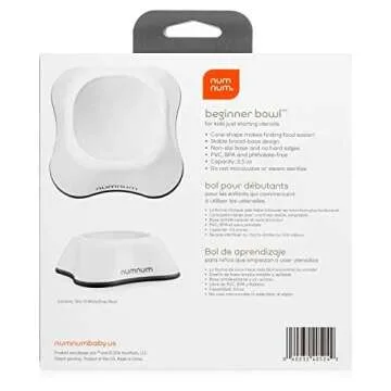 NumNum Beginner Bowl: BPA-Free Silicone Baby Feeding Essential for 6+ Months