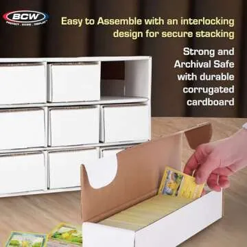 BCW Card House Storage for Trading Cards - 9600 Capacity