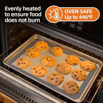 Versatile Silicone Baking Mats Set - Reusable, Heat Resistant, Non-Stick