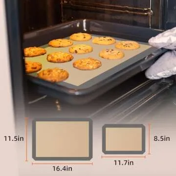 Premium Silicone Baking Mats - Non-Stick & Reusable