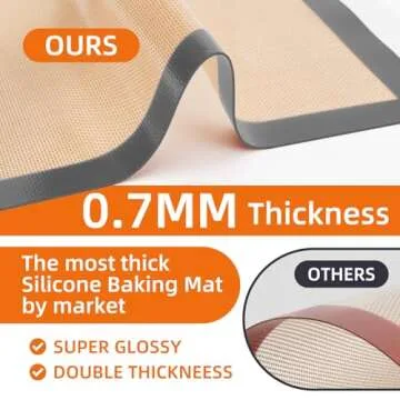 Premium Silicone Baking Mats - Non-Stick & Reusable