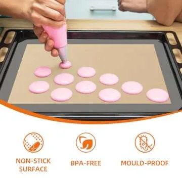 Premium Silicone Baking Mats - Non-Stick & Reusable