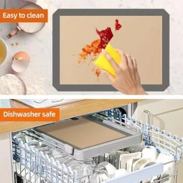 Premium Silicone Baking Mats - Non-Stick & Reusable