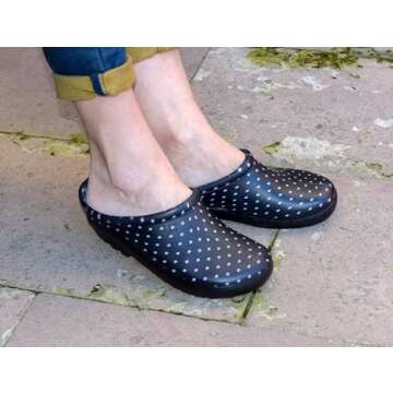 Sloggers Waterproof Garden Clogs for Women – Traditional Garden Clogs with Premium Comfort Support Insole, (Kiwi Green), (Size 8)