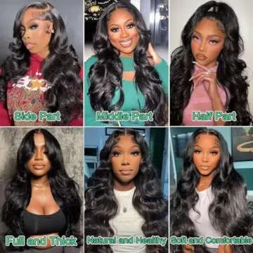 Teotuli Body Wave Human Hair Wigs HD Lace 200% Density