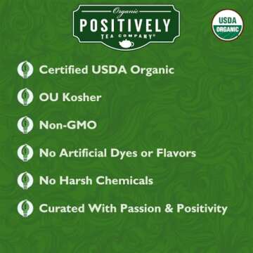 Organic Positively Tea Company, Irish Breakfast Black Tea, Loose Leaf, 16 Ounce
