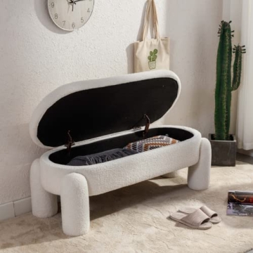 Stylish Ya-Home Modern Storage Bench with Ample Storage
