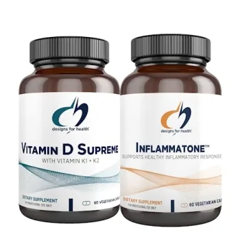 Designs for Health Vitamin D Supreme + Inflammatone Bundle - Boost Health & Vitality with D3 and K2