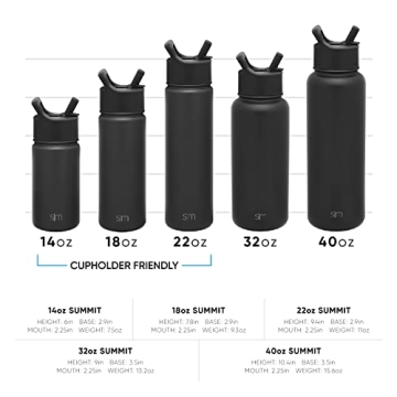 Simple Modern Kids Insulated Water Bottle | 18oz | Blush