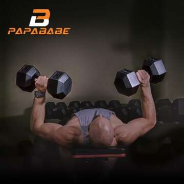 Papababe Dumbbell Set Durable Eco-Friendly Weight Set