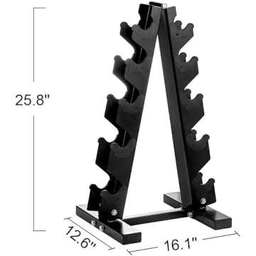 Papababe Dumbbell Set Durable Eco-Friendly Weight Set