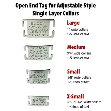 Personalized Noise-Free Boomerang Dog Tags for Pets
