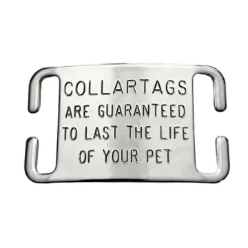 Personalized Noise-Free Boomerang Dog Tags for Pets