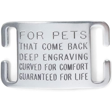 Personalized Noise-Free Boomerang Dog Tags for Pets