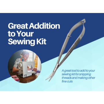 Castroviejo Curved Scissors for Precision Crafting