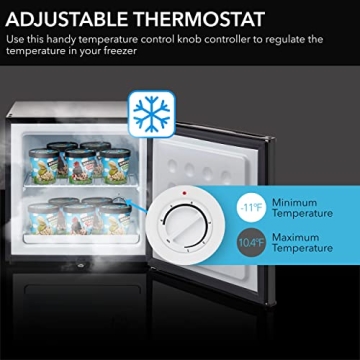 Compact Whynter CUF-110B Mini Freezer 1.1 Cu Ft