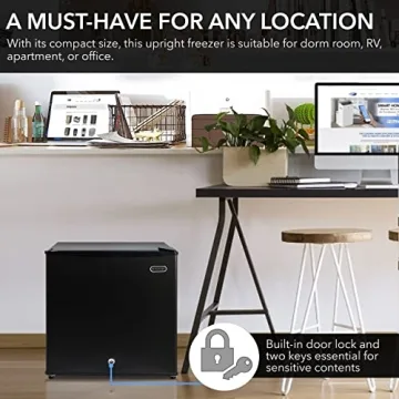 Compact Whynter CUF-110B Mini Freezer 1.1 Cu Ft