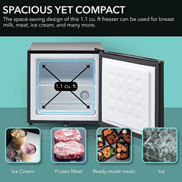 Compact Whynter CUF-110B Mini Freezer 1.1 Cu Ft