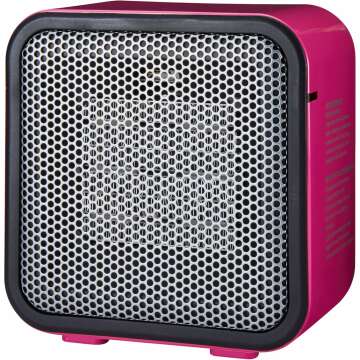 500-Watt Pink Mini Ceramic Indoor Space Heater
