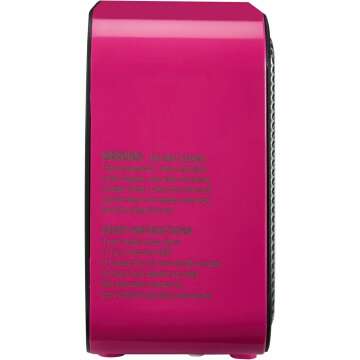 500-Watt Pink Mini Ceramic Indoor Space Heater