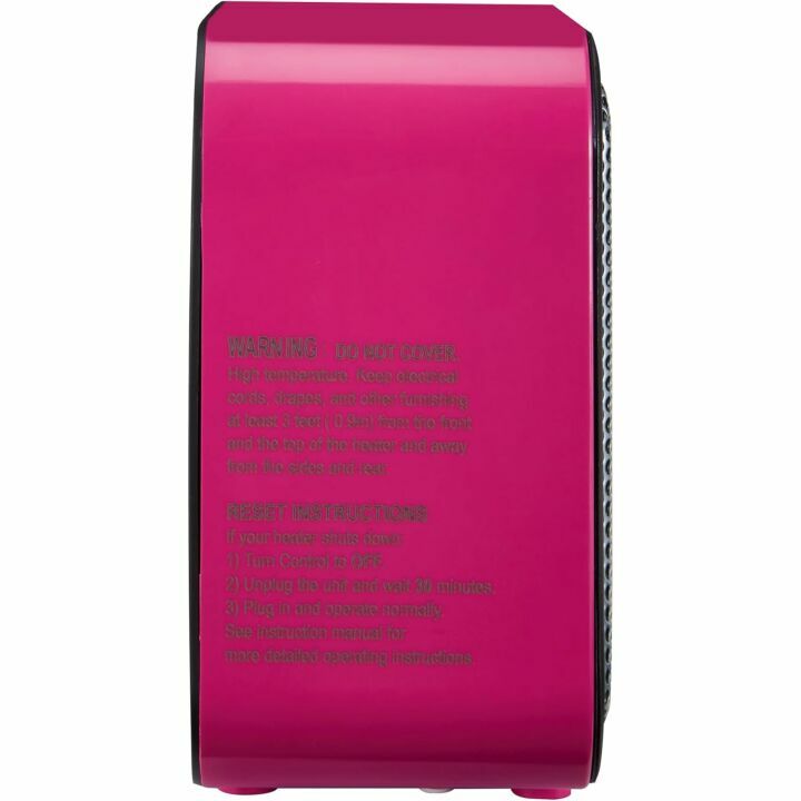 500-Watt Pink Mini Ceramic Indoor Space Heater