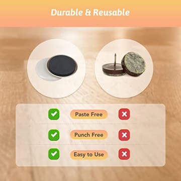 CO-Z 8 Pack Heavy-Duty Furniture Sliders for Easy Moving