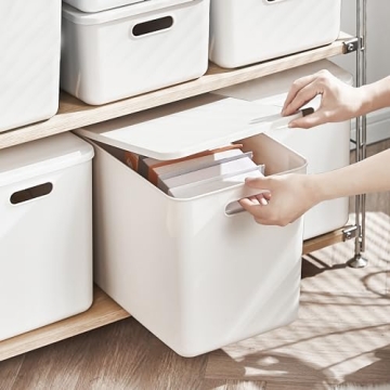 Gaoaodeyu Storage Bins with Lids - Stylish Organizers