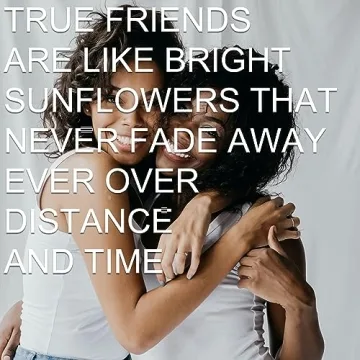 Best Friends Sunflower Keychain Gift for Women